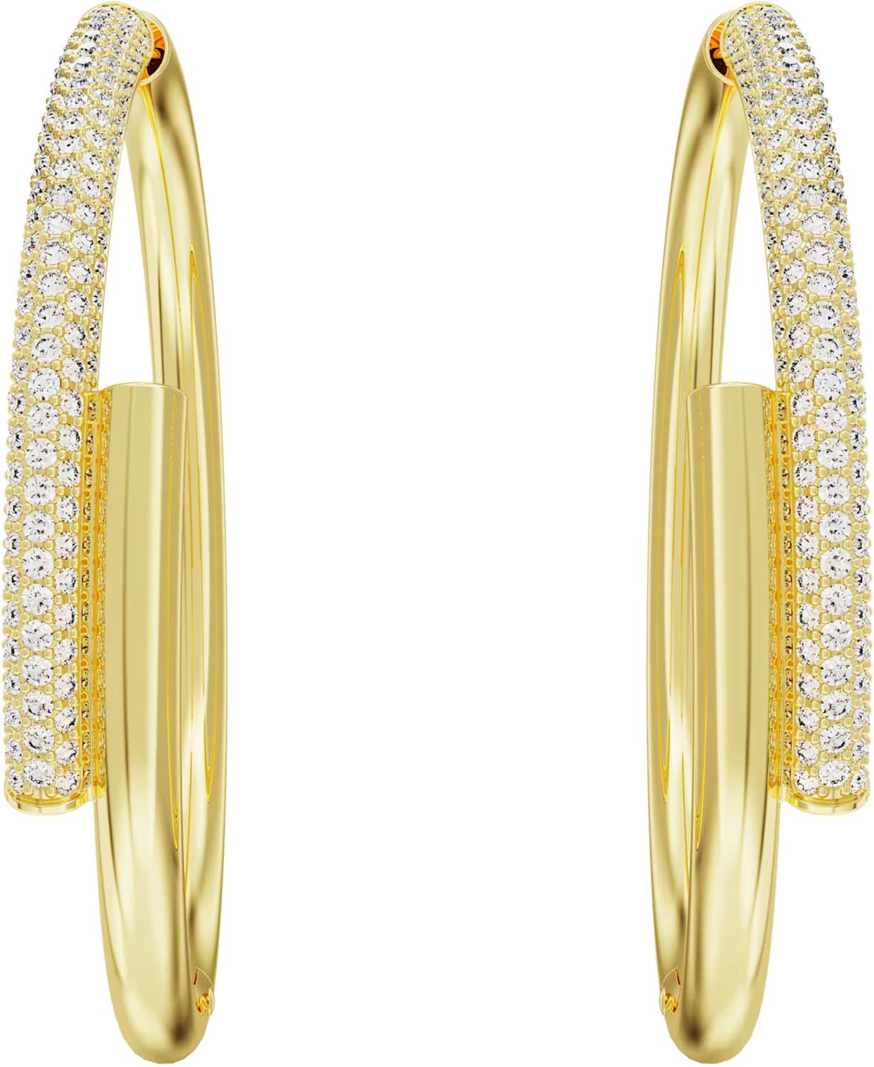 Серьги кольца Swarovski Dextera 5671808 Серьги кольца Swarovski Dextera 5671808