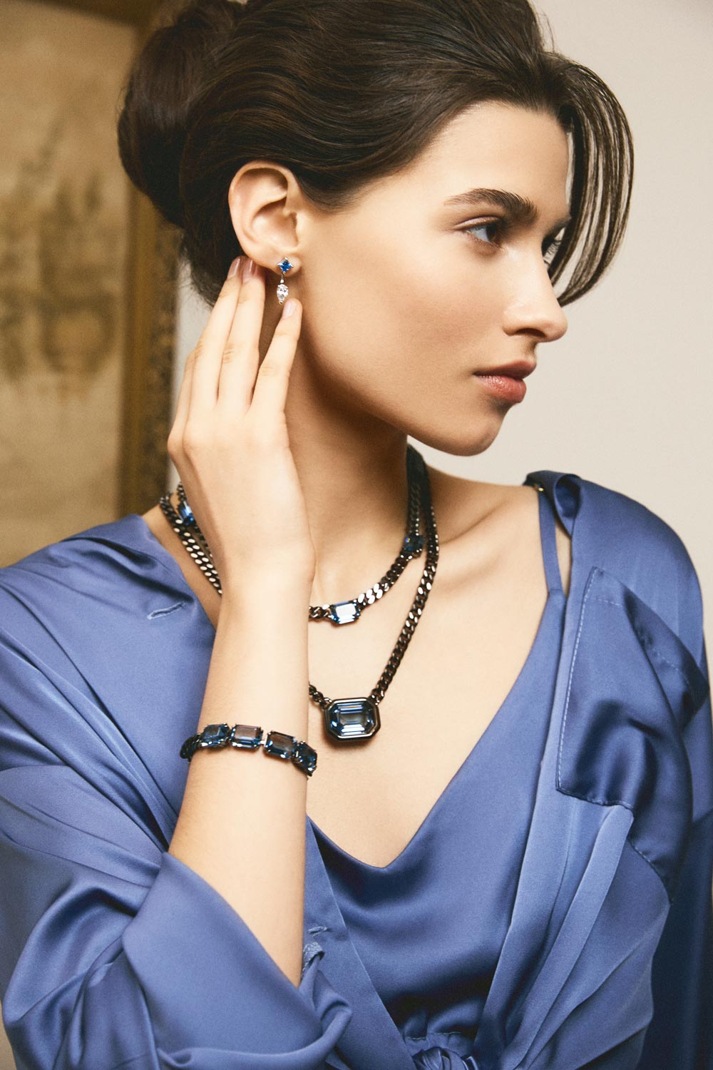 Браслет цепь Swarovski Millenia 5671250 Браслет цепь Swarovski Millenia 5671250