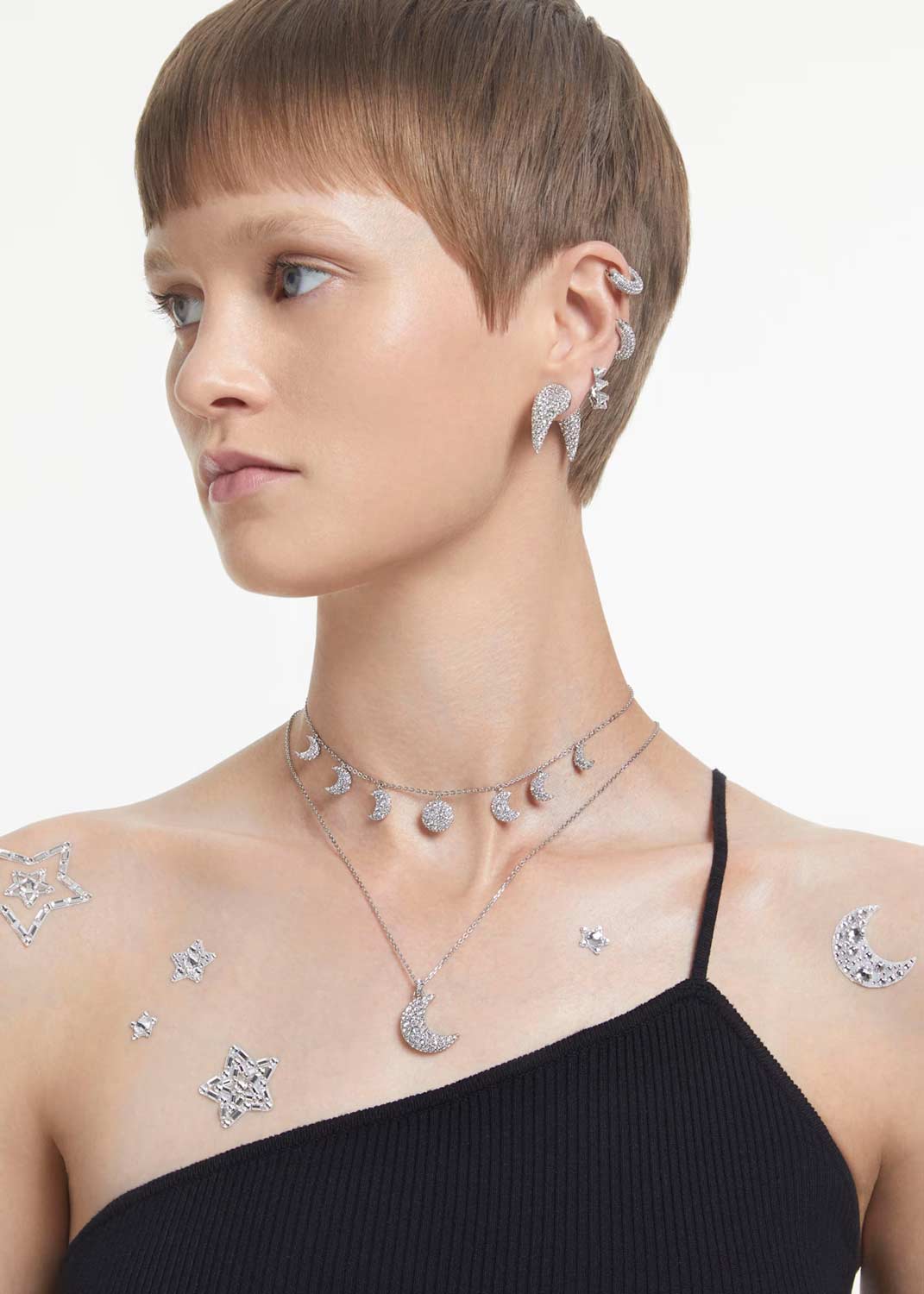 Серьги кольца Swarovski Dextera 5618306
