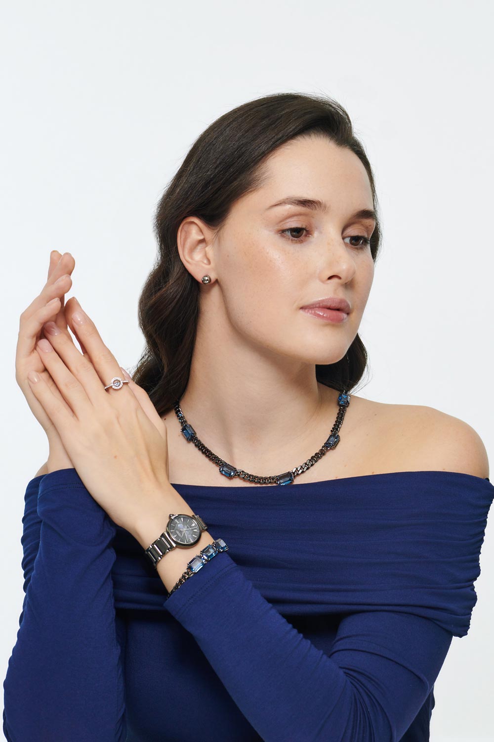 Браслет цепь Swarovski Millenia 5671250 Браслет цепь Swarovski Millenia 5671250