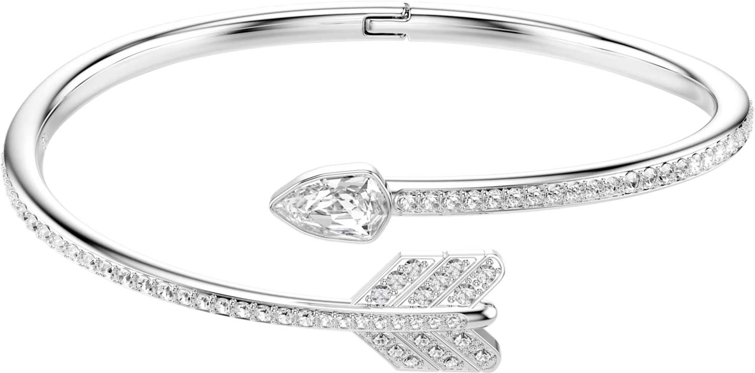 Открытый жесткий браслет ''Стрела'' Swarovski Idyllia 5737264