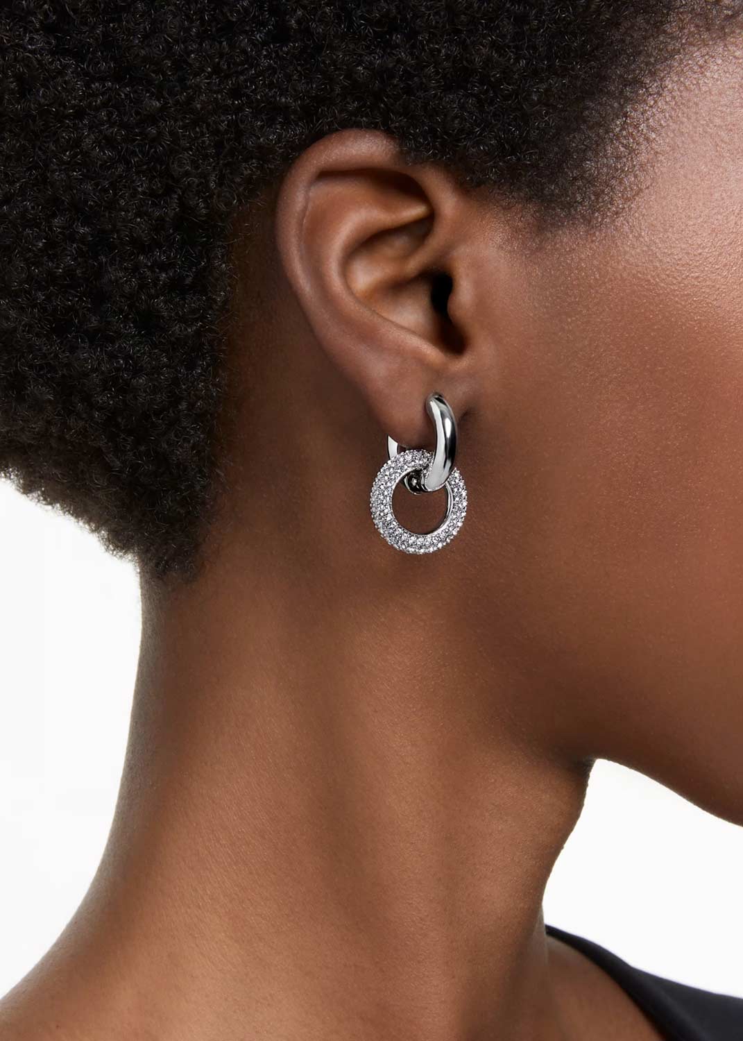 Серьги круглые Swarovski Dextera 5671807