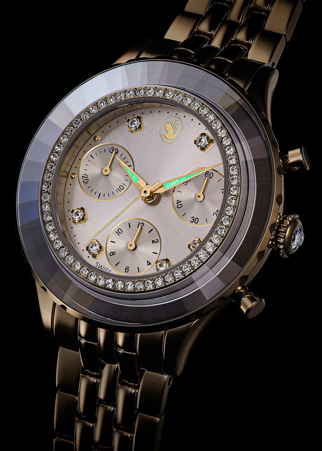 Швейцарские наручные часы Swarovski 5730194 с хронографом Швейцарские наручные часы Swarovski 5730194 с хронографом