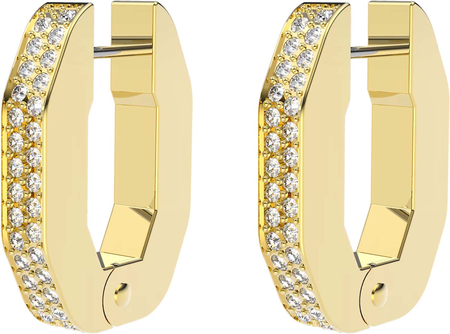 Серьги кольца Swarovski Dextera 5626084 Серьги кольца Swarovski Dextera 5626084