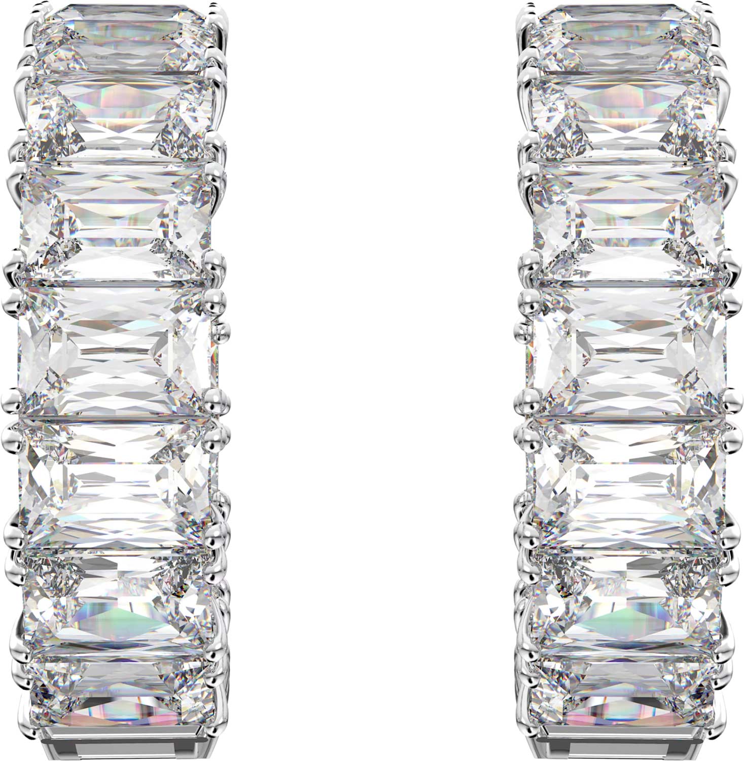 Серьги полукольца Swarovski Millenia 5612673 Серьги полукольца Swarovski Millenia 5612673