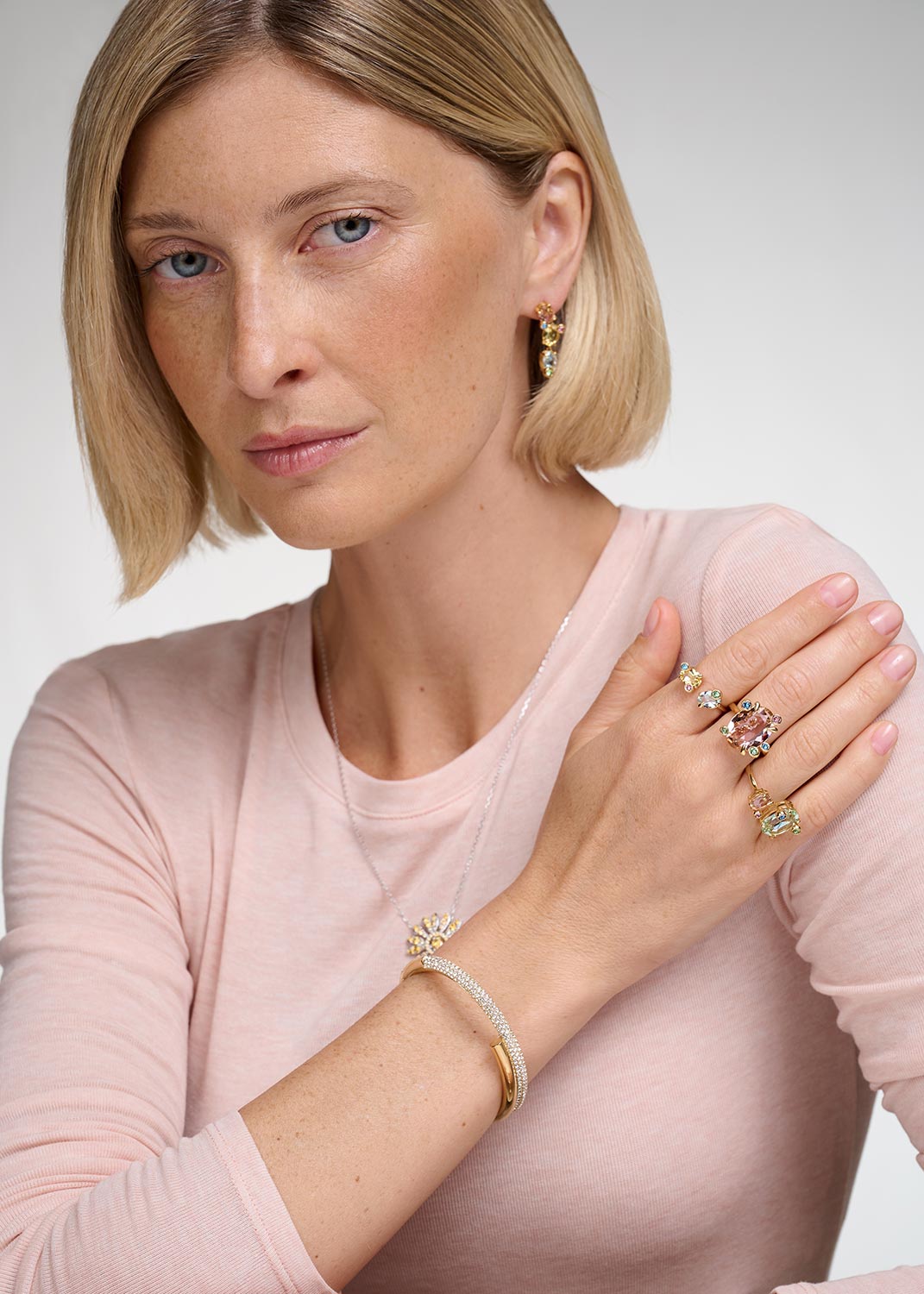 Жесткий браслет Swarovski Dextera 5669498 (M)