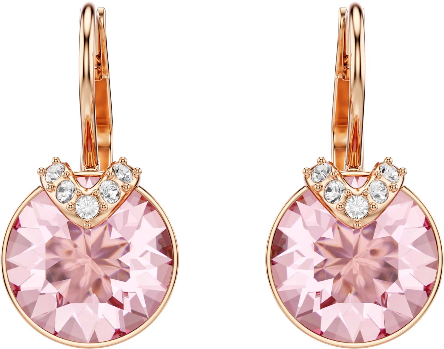 Серьги круглые Swarovski Bella 5662114 Серьги круглые Swarovski Bella 5662114