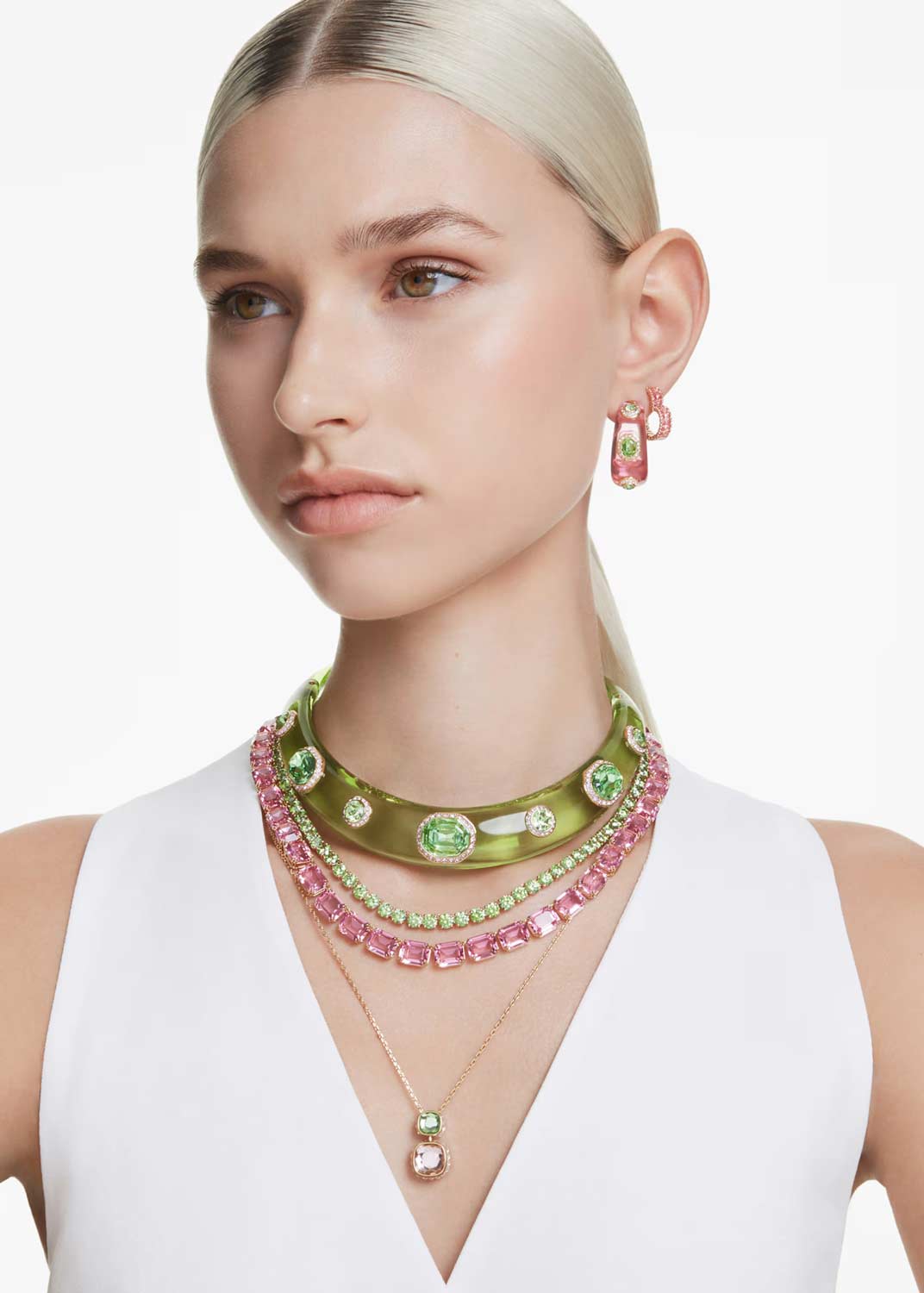 Серьги полукольца Swarovski Dulcis 5719112