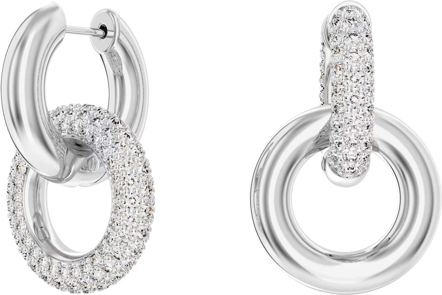 Серьги круглые Swarovski Dextera 5671807