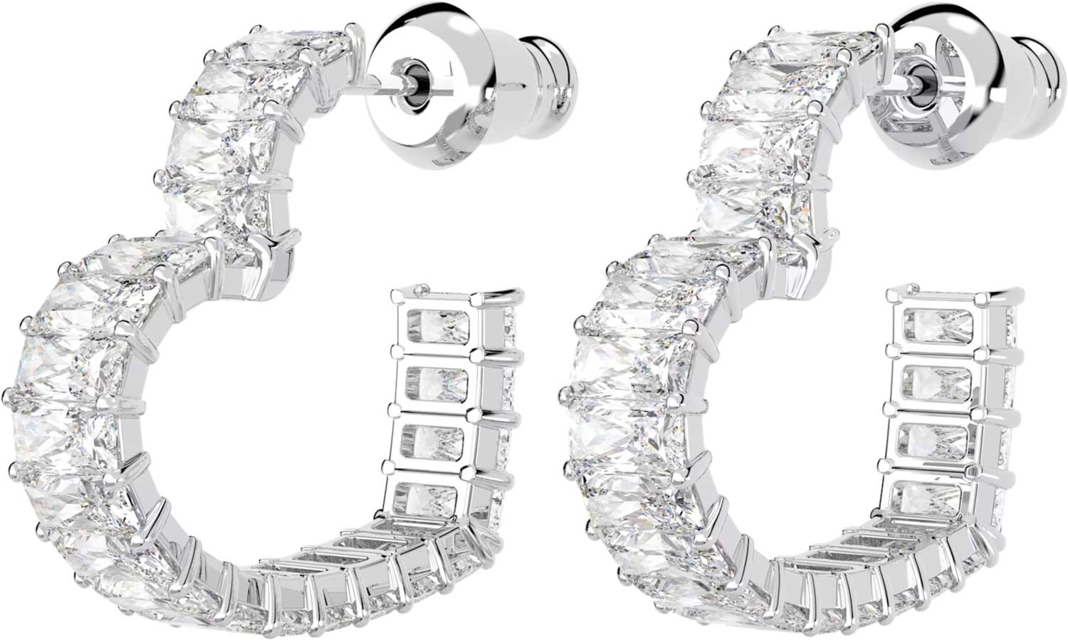 Серьги полукольца Swarovski Matrix 5653170
