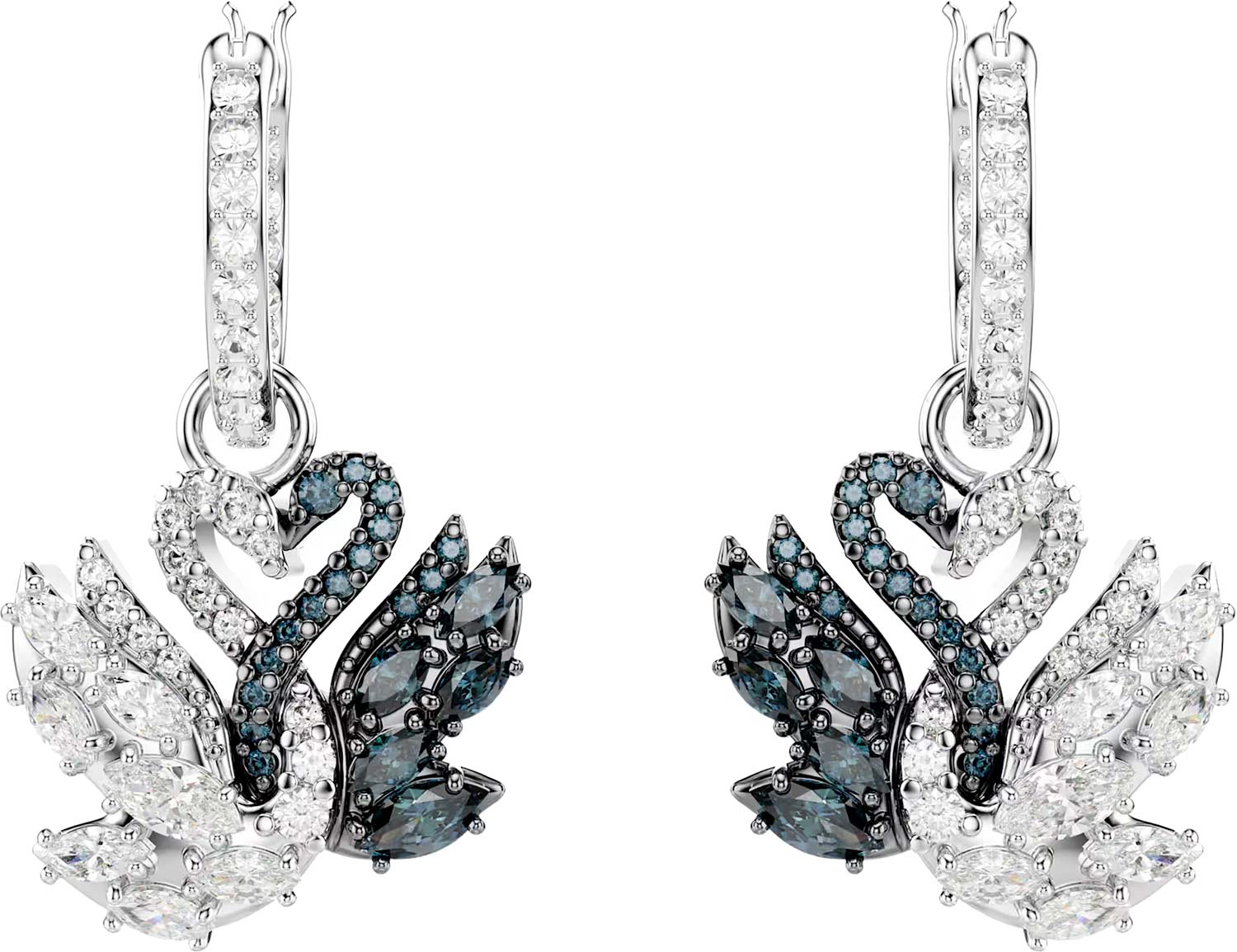 Серьги с подвесками Swarovski Swan 5720879-DF Серьги с подвесками Swarovski Swan 5720879-DF