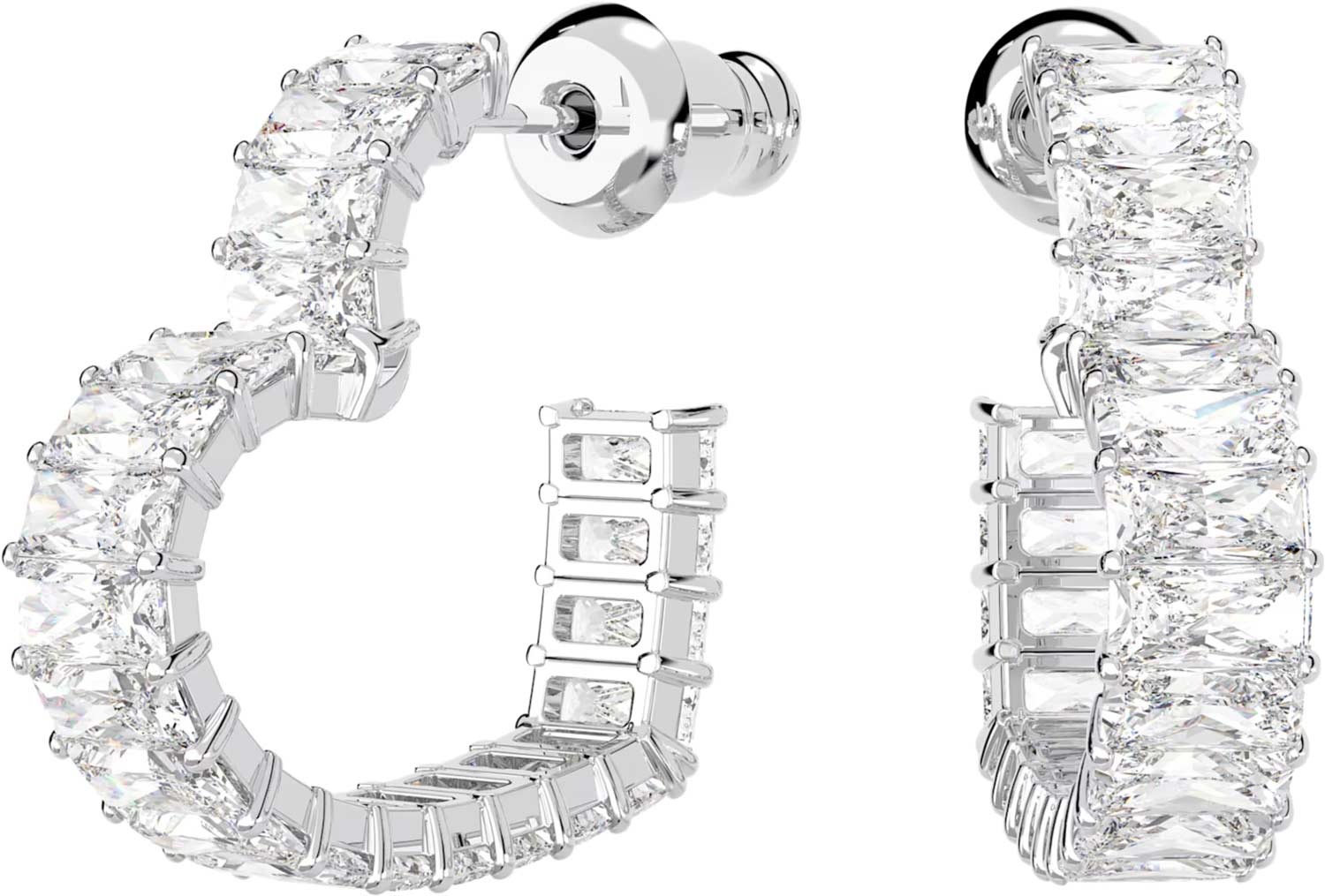 Серьги полукольца Swarovski Matrix 5653170