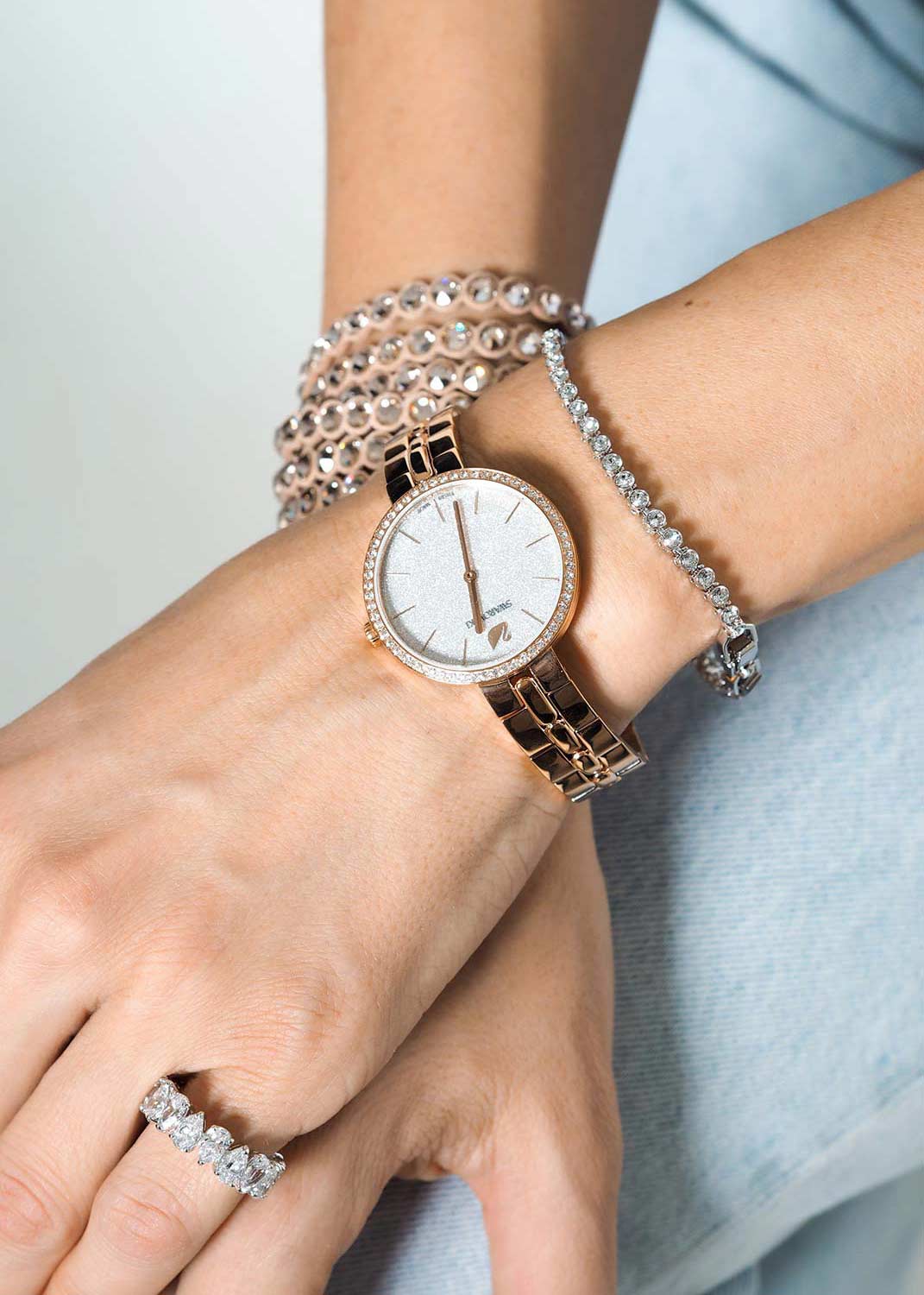 Браслет цепь Swarovski Emily 1808960