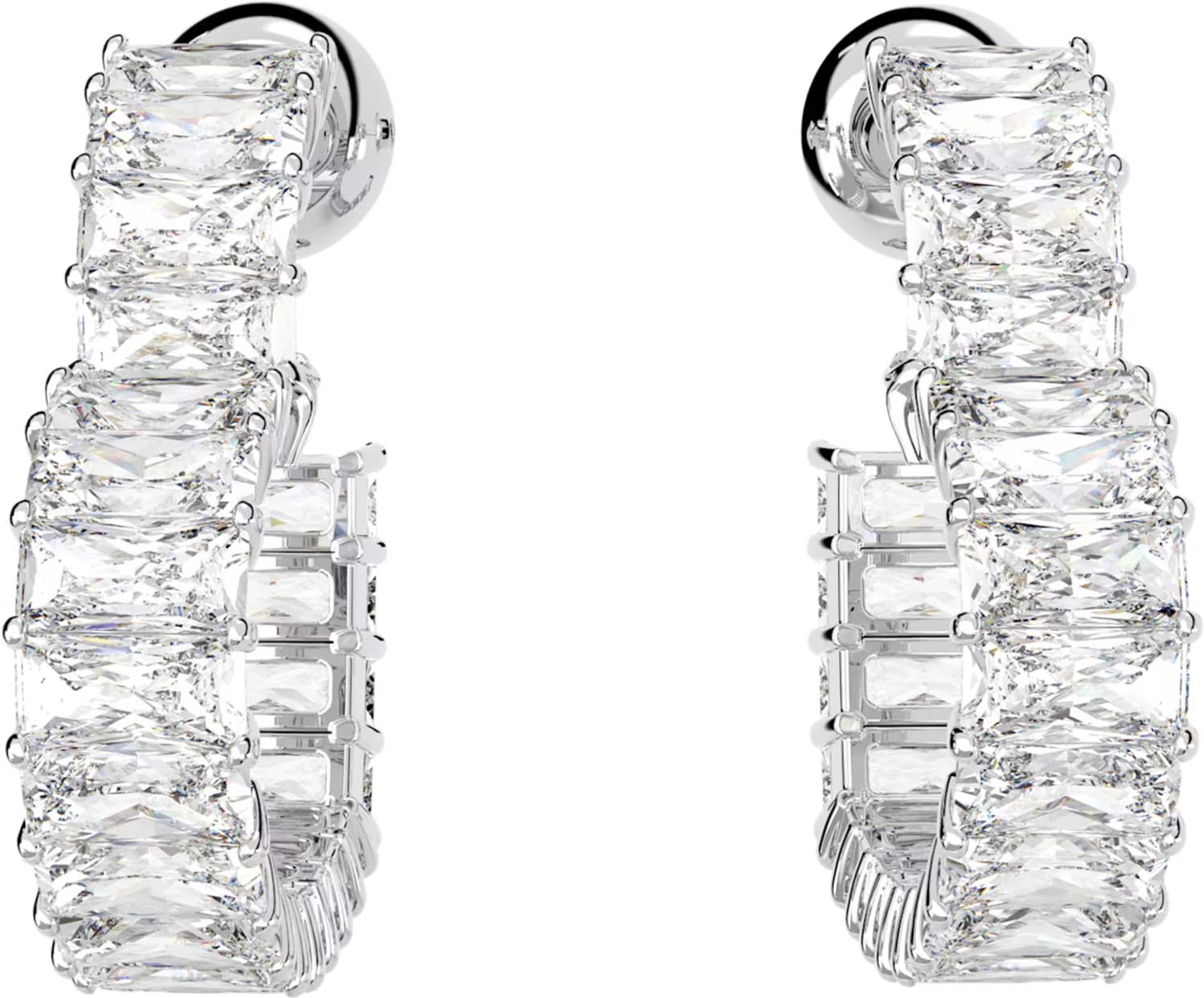 Серьги полукольца Swarovski Matrix 5653170