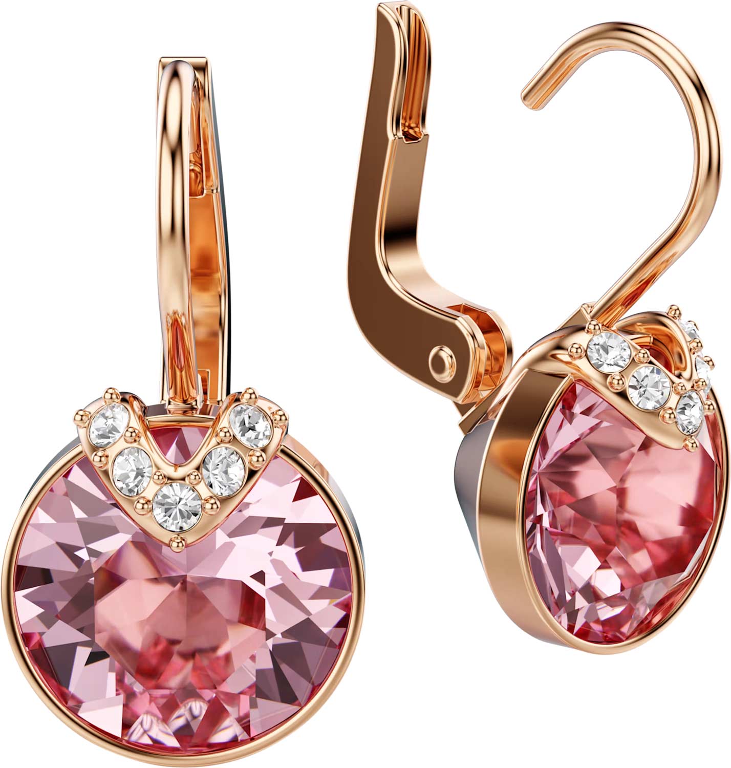 Серьги круглые Swarovski Bella 5662114 Серьги круглые Swarovski Bella 5662114