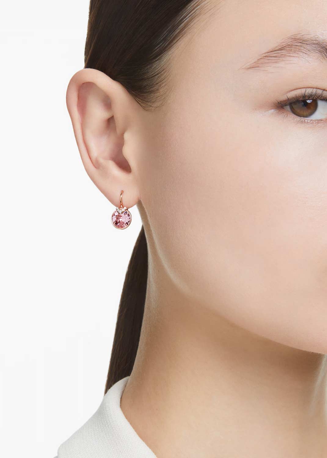 Серьги круглые Swarovski Bella 5662114 Серьги круглые Swarovski Bella 5662114