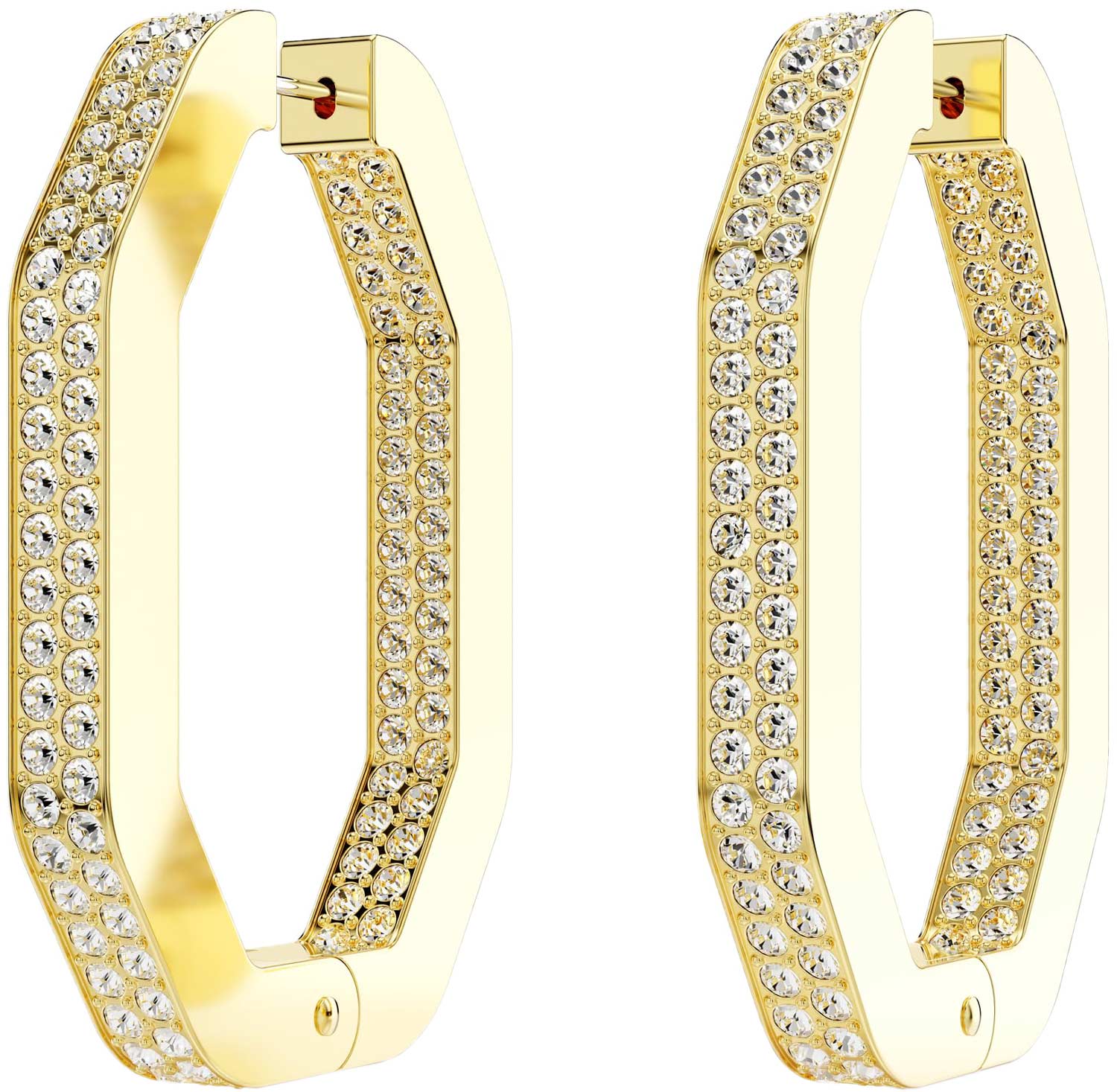 Серьги кольца Swarovski Dextera 5618304 Серьги кольца Swarovski Dextera 5618304