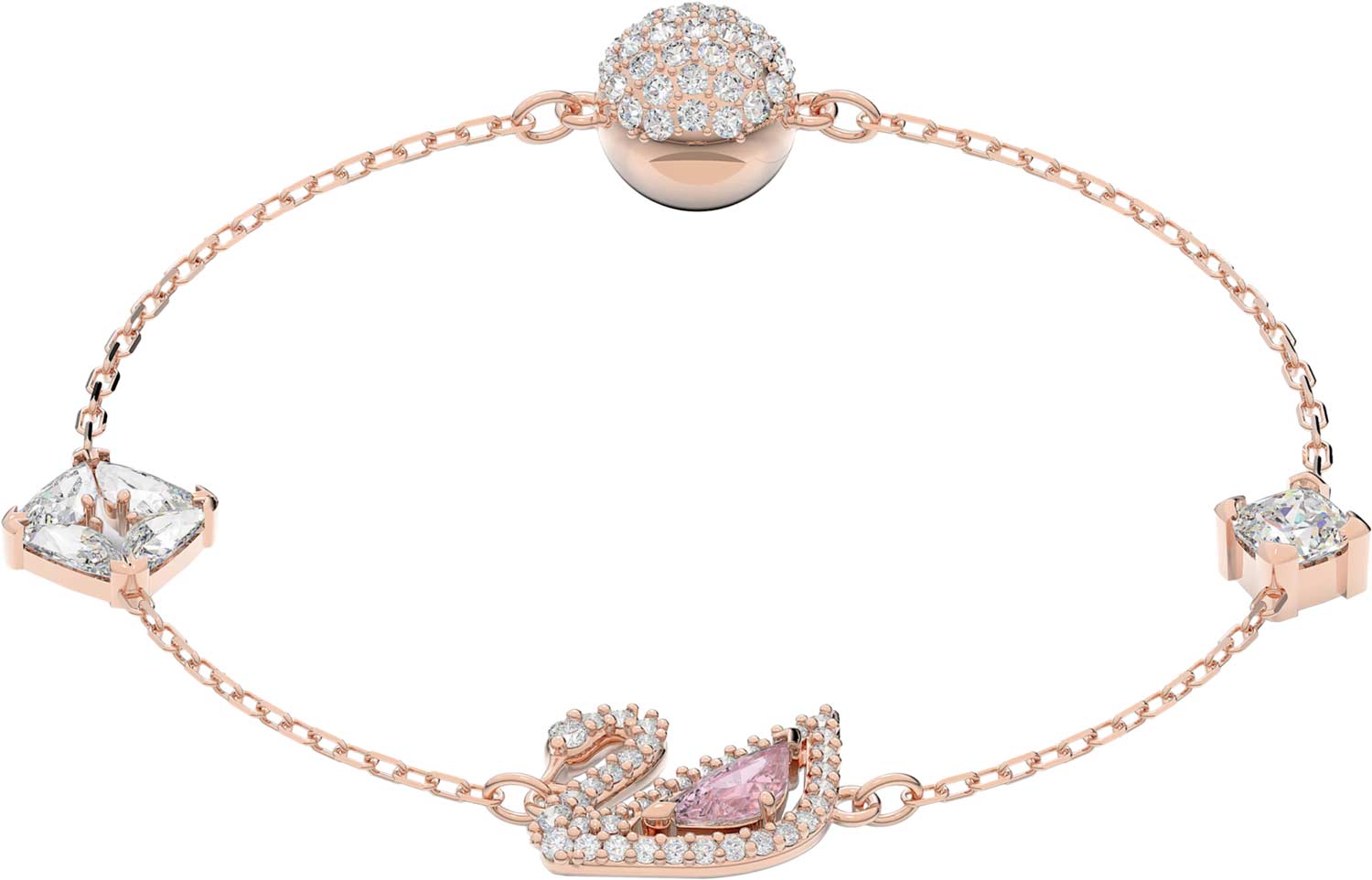 Браслет цепь ''Лебедь'' Swarovski Swan 5472271 (M)