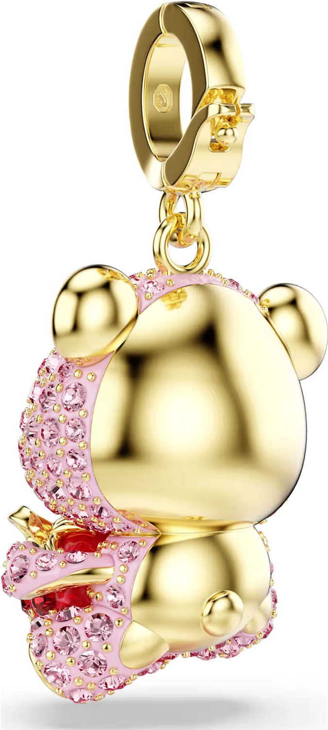 Подвеска шарм ''Мишка с клубникой'' Swarovski Idyllia 5738357