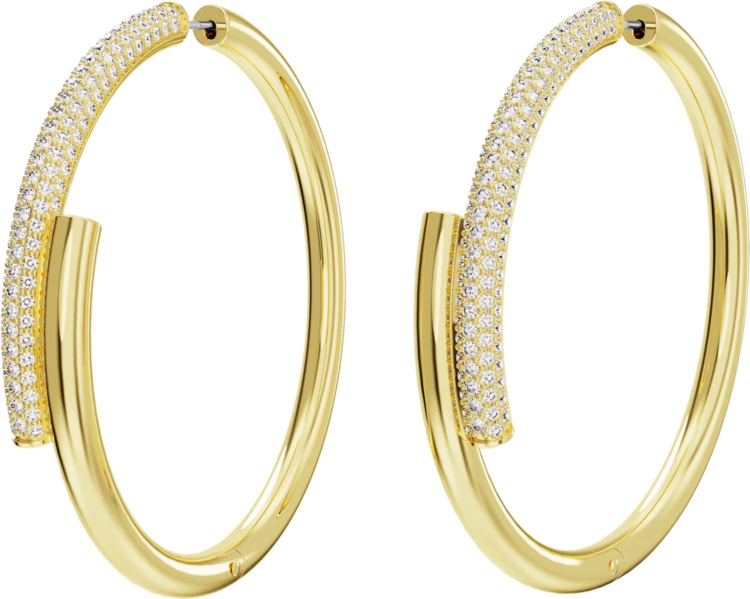 Серьги кольца Swarovski Dextera 5671808 Серьги кольца Swarovski Dextera 5671808